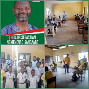 MP sponsored mock exam for BECE commences in Daffiama-Bussie-Issa District