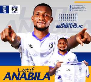 OFFICIAL: Bechem United sign midfielder Latif Anabila from Asante Kotoko