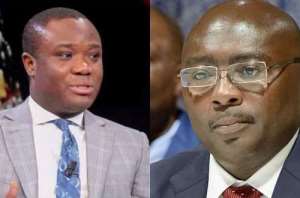Leading NDC member Felix Kwakye Ofosuleft and Vice President Dr. Mahamudu Bawumia
