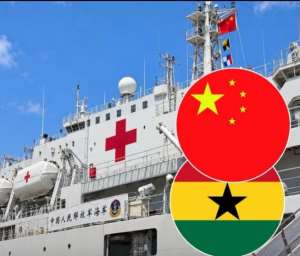 Chinese Navy Hospital Ship Auspicious Ark Docks in Tema on First Ghana Mission