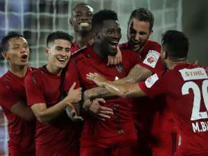 Asamoah Gyan Excited With His First Goal In Indian League