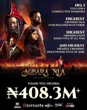 Agbara Nla: The Return Hits N408.3 Million, Sets New Box Office Records