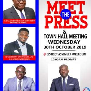 Afigya Kwabre South District To Hold Meet The Press Session On Oct 30