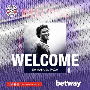 Liberty Professionals Sign Lethal Striker Emmanuel Paga From Vision FC