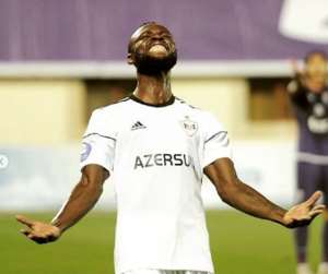 Qarabag FK striker Kwabena Owusu