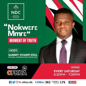 NDCs Moment Of Truth To Air On GHOne TV, Pan Africa, TV Africa Tomorrow