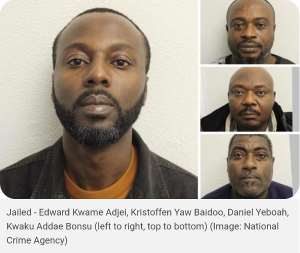 Four Ghanaians jailed over 4.3m cannabis deal in UK