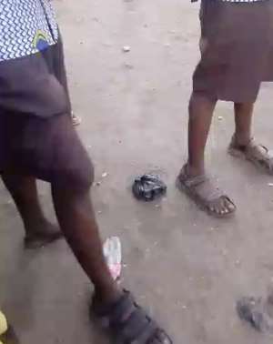 St.Thomas Aquinas SHS students walk home barefoot after footwear seizure