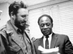 Fidel Castro and Kwame Nkrumah