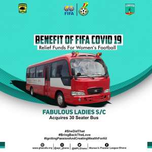 Fabulous Ladies, Norther Ladies Use Part Of FIFA Covid-19 Relief Fund To Buy Team bus
