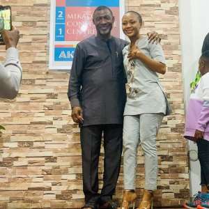 Im blessed to receive your anointing tonight — Akuapem Poloo reacts after she meet Rev. Lawrence Tetteh