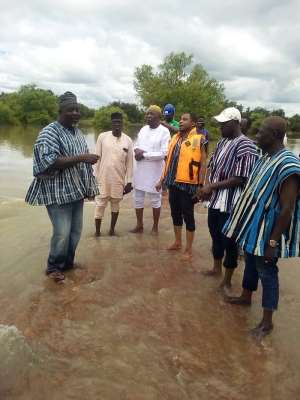 Daboya-Mankarigu MP tours flooded communities