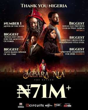 Mount Zion Sets Record As Agbara Nla: The Return Grosses Over N70 Million In Preview Screenings