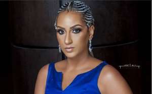 Actress, Juliet Ibrahim Slays in Blue Outfit