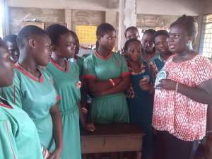 A group of adolescents going through a family planning method