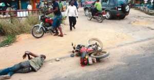 Okada Riders Join Forces To Apprehend Hit-And-Run Driver