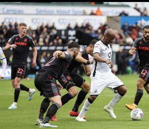 Andre Ayew Charges Swansea City Teammates To Fight On After Stoke City Defeat
