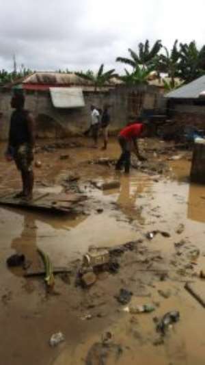 Heavy Rains Displaced About 300 People In Assin Fosu