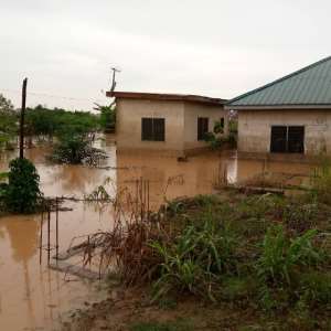 AR: Wednesday Heavy Downpour Displaces 300 Residents At Asokwa
