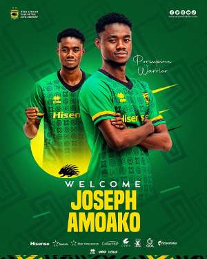 Kotoko announce the signing of talented midfielder Joseph Amoako