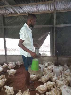 Tekena Ovuru, poultry farmer emerges winner of the Princewills Trust Help the Hard Worker