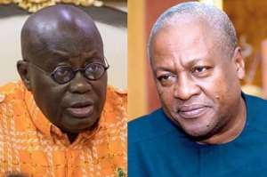 President Nana Akufo Addo and the former Ghanaian leader, John Mahama