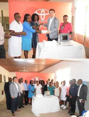 Kpone Health Centre Receives Support From Toyota Ghana