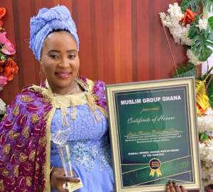 GBC and DW-Radios Hajiya Mariam Sissy wins award