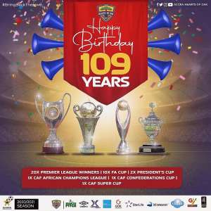 GPL Giants Hearts Of Oak Marks 109th Anniversary Today