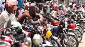 Sokode motor riders get branded vests to boost safety and order