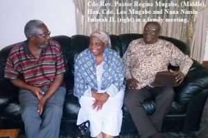 Nana Ninsin-Imbeah Meets Mugabe Family In Zimbabwe
