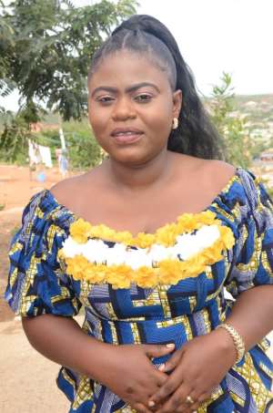 Abura-Asebu-Kwamankese women organiser, Cecilia Esi Arhin