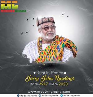 Rawlings Death: Ghana Begins 7day National Mourning Today