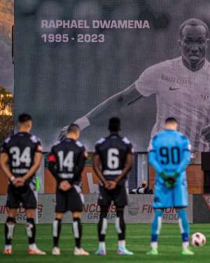 FC Zurich pay tribute to Ghana striker Raphael Dwamena