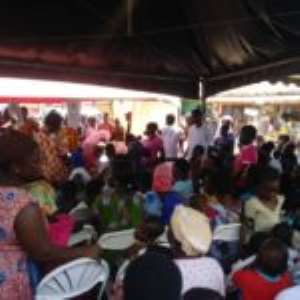 Suhum residents screened for eye problems