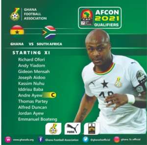 AFCON Qualifiers: Ghana Coach Kwesi Appiah Names Strong Team To Face South Africa