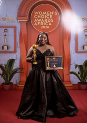 Roselyn Ngissah honored with Efua Sutherland Award at Women’s Choice Africa Awards