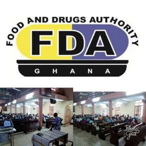 B/A FDA Schools Sunyani Presby Church Congregations On Food And Drugs Safety