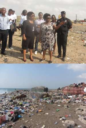 Dirty Surroundings At Teshie Angers Sanitation Minister