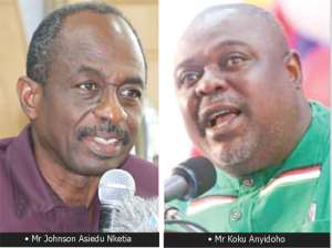 NDC Elections: Will It Be Asiedu Nketia Or Koku Anyidoho