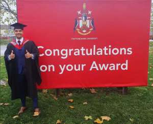Ex-Black Stars forward Kwesi Appiah bags BA in Sports Journalism from Staffordshire University