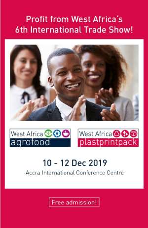 The 6th Agrofood  Plastprintpack West Africa Trade Show Set For December 10th