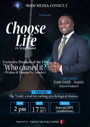 Ekow Smith Engages Students At Choose Life Symposium In Sunyani