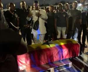 Body of the late Raphael Dwamena arrives in Ghana for burial