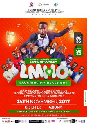 Lekzy, DKB, Clemento Suarez, Others For Comedy Show At GIJ