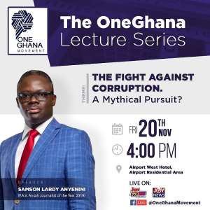 OneGhana Movement Holds Maiden Lecture Series On November 20