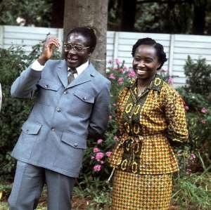 Robert and Sally Mugabe