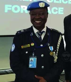 GhanaianPolice Officer Phyllis Osei wins United Nations Female Police Officer of the Year Award