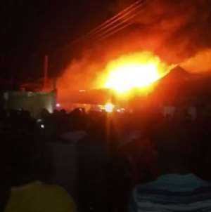 AR: Fire Destroys Two Warehouses At Kaase