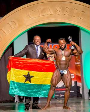 Godwin Frimpong Shows Class at Arnold Classic Africa